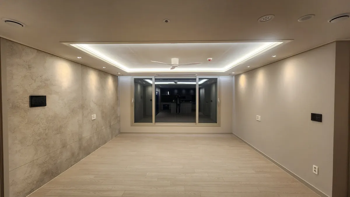 군산한라은파레이크뷰 거실 간접조명