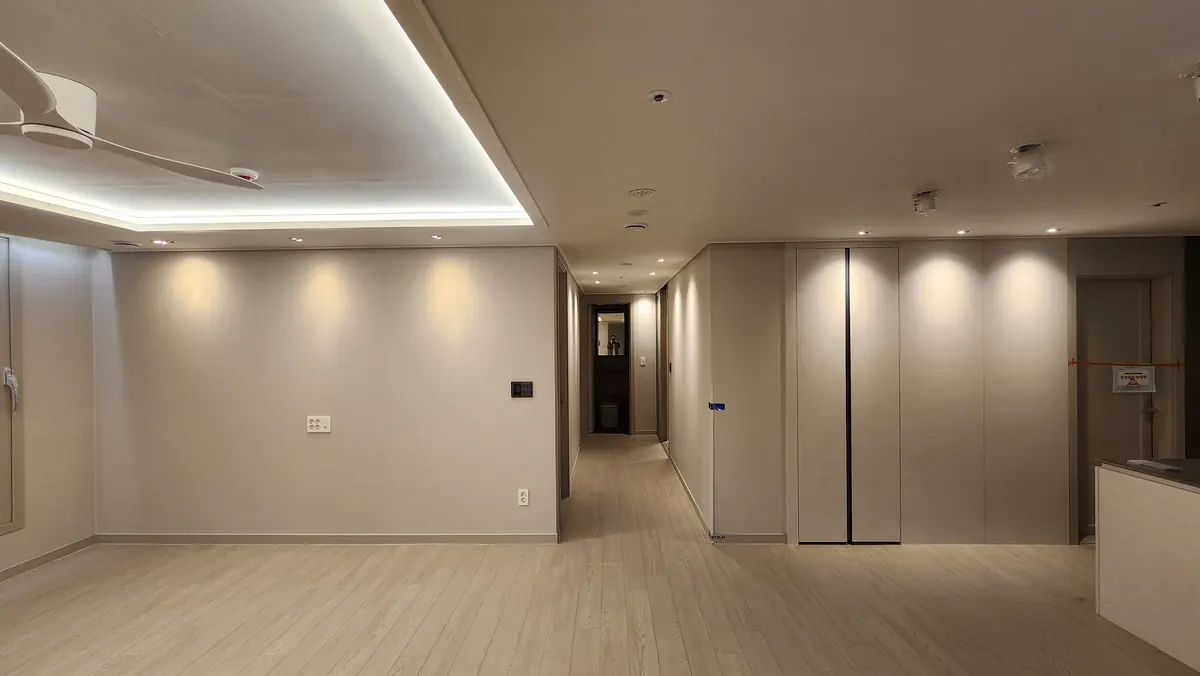 군산한라은파레이크뷰 거실 간접조명