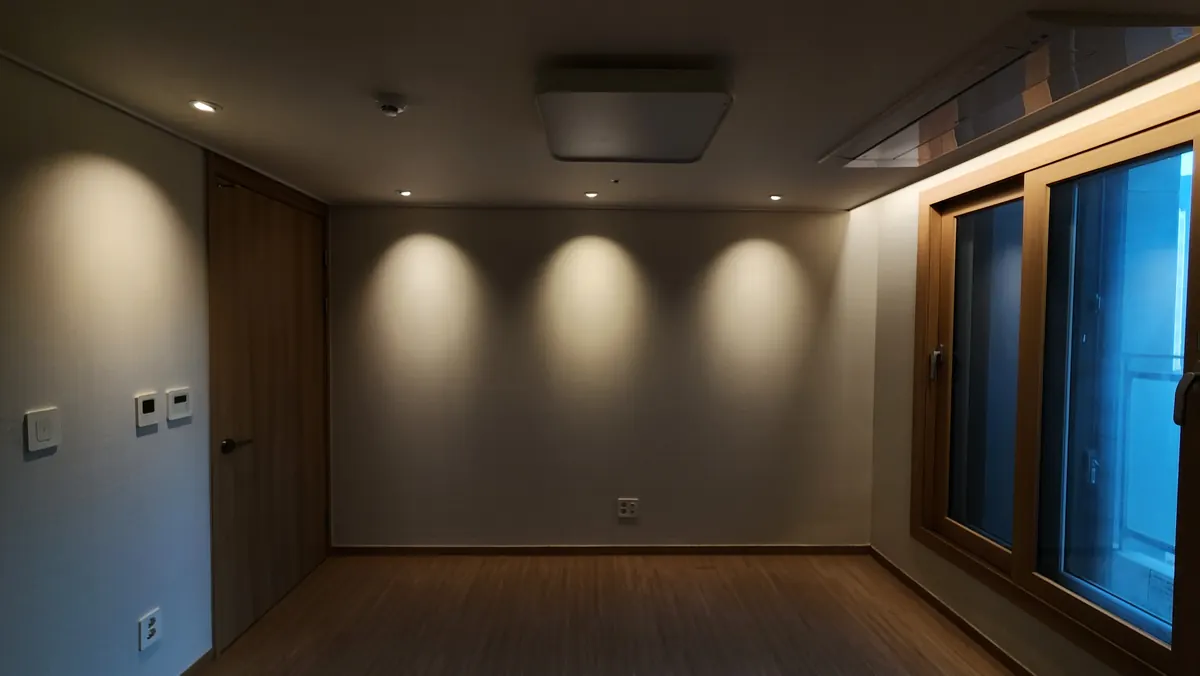 마포그랑자이 침실 간접조명