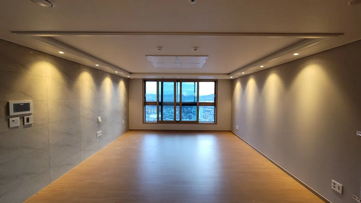 광명아크포레자이위브 거실 간접조명