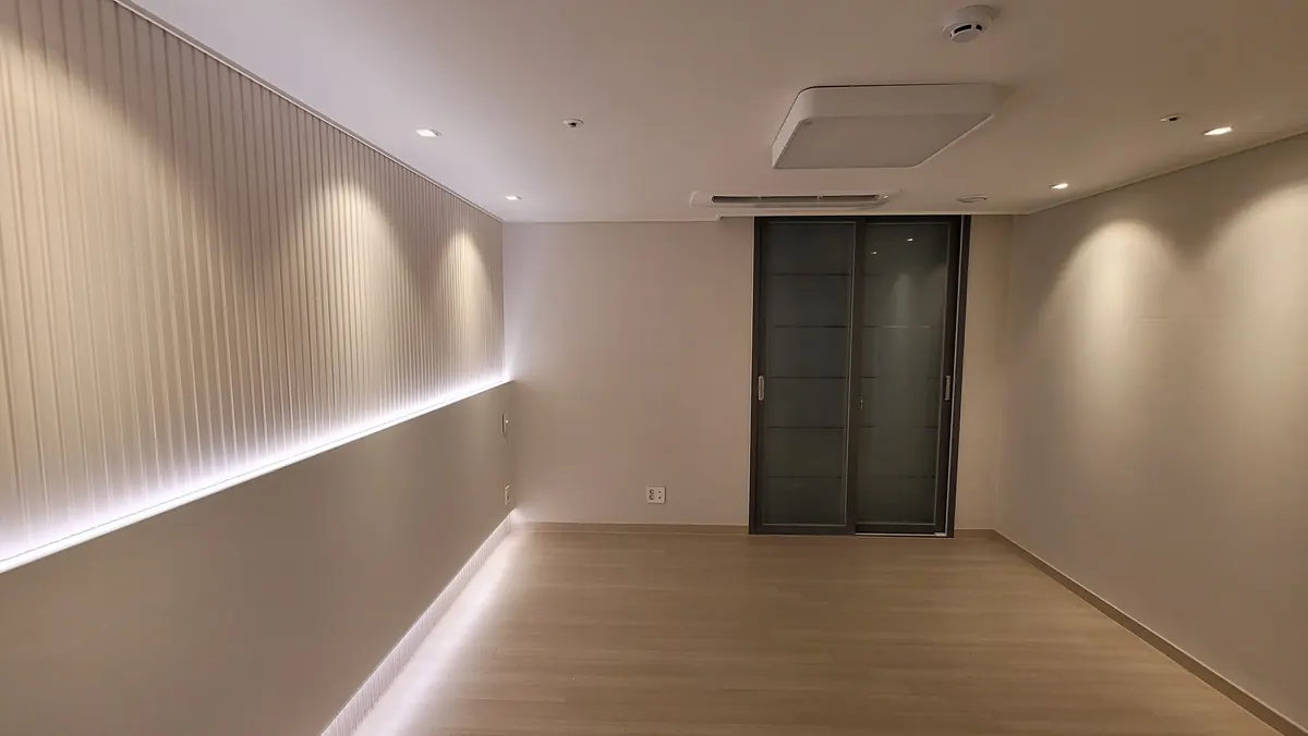 판교퍼스트힐푸르지오 침실 간접조명