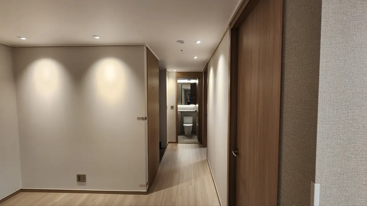 반정아이파크캐슬4단지 복도 간접조명
